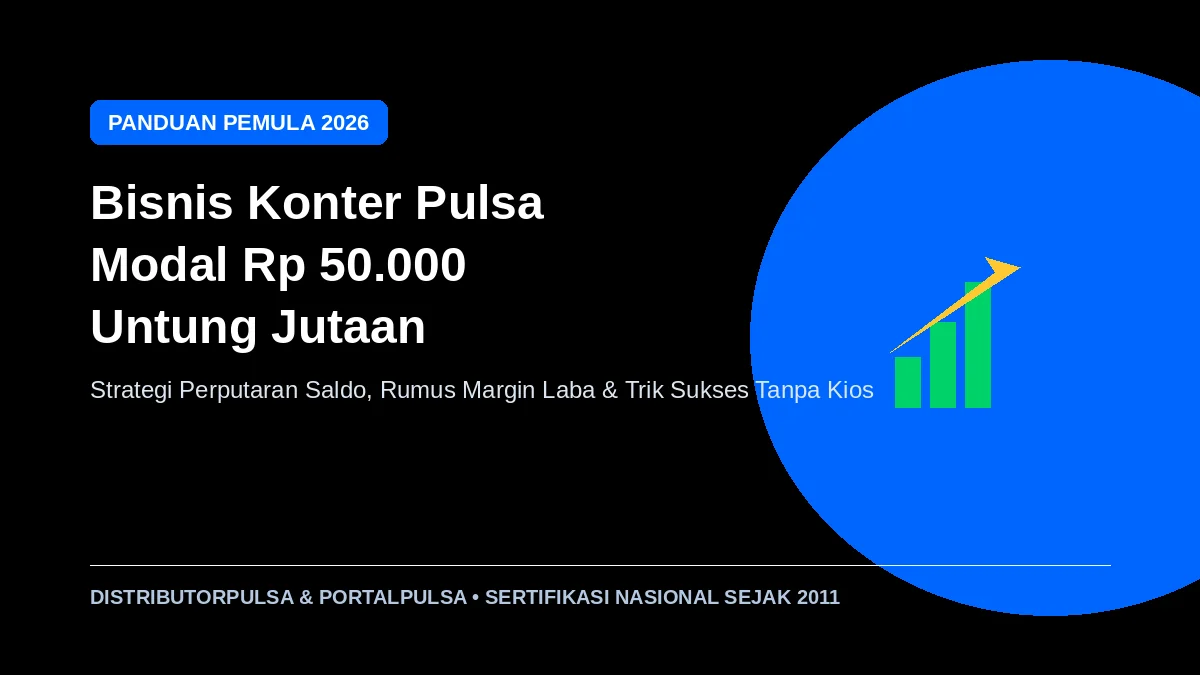 Panduan Memulai Bisnis Konter Pulsa Modal 50 Ribu Untung Jutaan